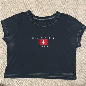 Brandy Melville Suisse 1984 Baby Tee